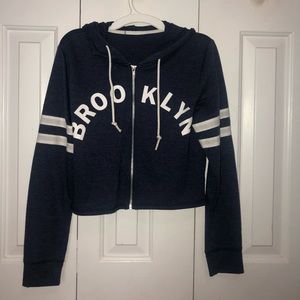 Garage cropped hoodie